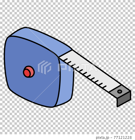 メジャー 測定器 メモリ イラスト アイコンのイラスト素材