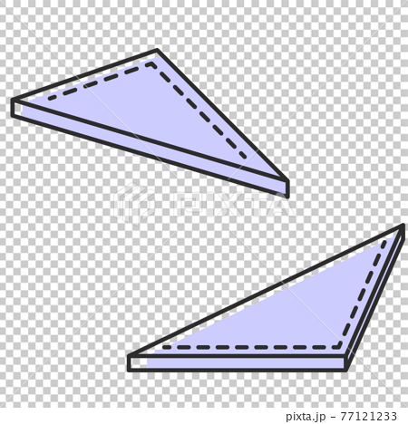 三角定規 定規 測定 イラスト アイコンのイラスト素材