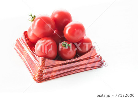 新鮮な赤いミニトマト　【室内スタジオ撮影】 77122000