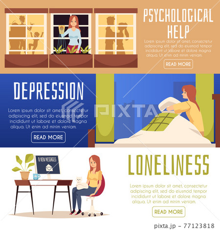 Sad young woman in loneliness, stress and depression need in psychological help. 77123818