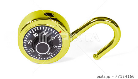 Combination lock close up 77124166