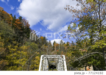 北海道の大函近くの閉鎖されたトンネル 77124192