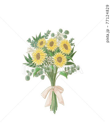 Sunflower Bouquet Stock Illustration