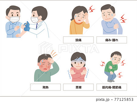 ワクチンの副反応の症状 ワクチンの副反応の症状 77125853