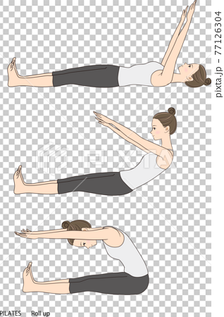 Pilates sequence, sidekick - Stock Illustration [77377325] - PIXTA