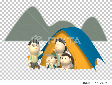家族でキャンプ 家族でキャンプ 77126969