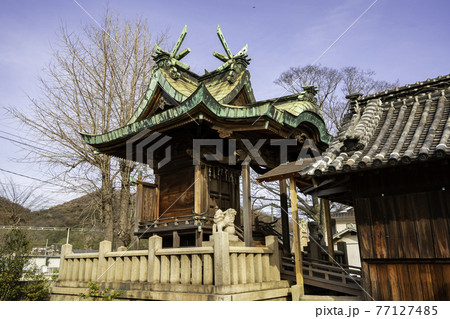 神島神社　本殿　岡山県笠岡市 77127485