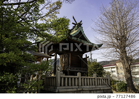 神島神社　本殿　岡山県笠岡市 77127486
