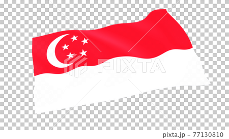 シンガポール国旗 77130810
