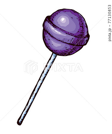 Lollipop. Vector drawing 77130853