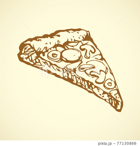 Pizza. Vector drawing Pizza. Vector drawing 77130866