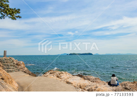 竹島の最南端、竜神岬〈愛知県蒲郡市〉 77133593