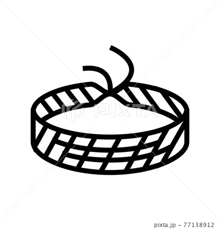 baubles jewellery line icon vector illustration 77138912