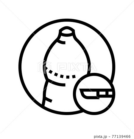 phimosis disease line icon vector illustration 77139466