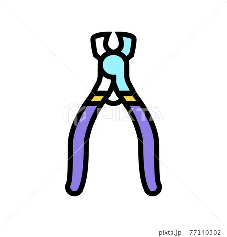 cutter jewellery color icon vector illustration 77140302
