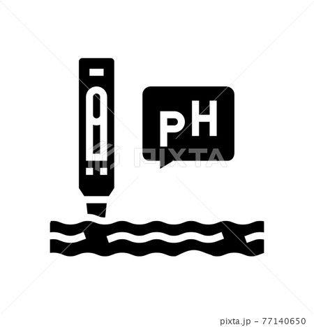 ph water glyph icon vector illustration ph water glyph icon vector illustration 77140650