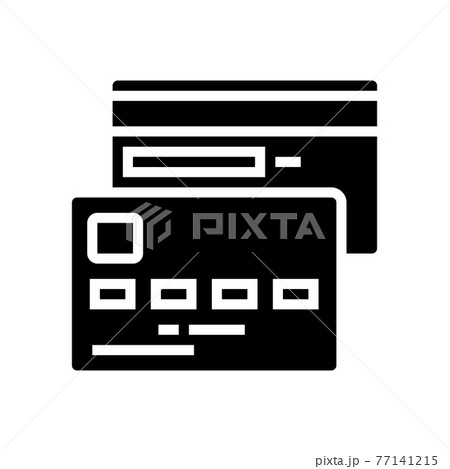 credit card glyph icon vector illustration credit card glyph icon vector illustration 77141215