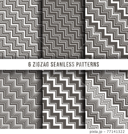 Diagonal zigzag line seamless pinstripe backgrounds 77141322