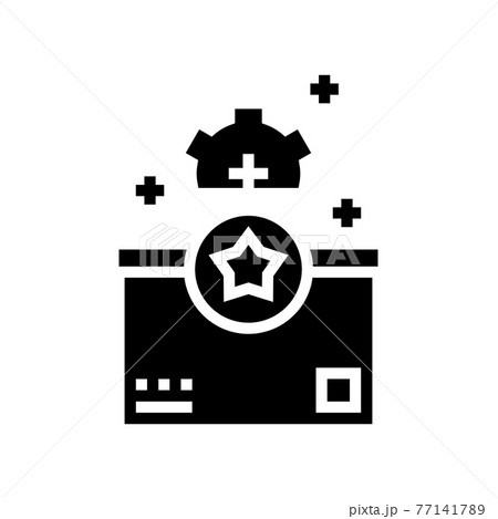 gift bonus glyph icon vector illustration gift bonus glyph icon vector illustration 77141789