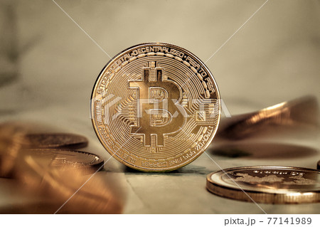 bitcoin cryptocurrency,Stock Market Concept. macro shot, gold virtual money, Technology, business, trading stock market concept modern background bitcoin cryptocurrency,Stock Market Concept. macro shot, gold virtual money, Technology, business, trading stock market concept modern background 77141989