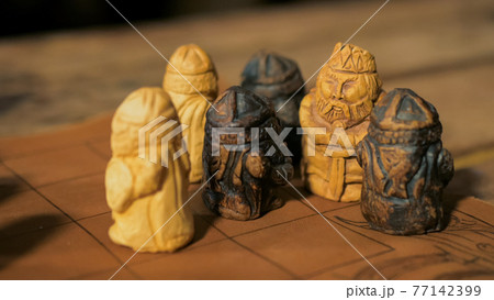 Popular strategy board game - tafl Popular strategy board game - tafl 77142399