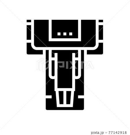 ct scan radiology glyph icon vector illustration 77142918