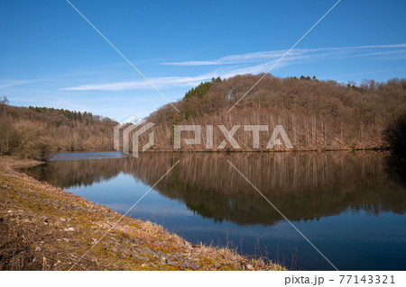 Dhunn water reservoir, Bergisches Land, Germany Dhunn water reservoir, Bergisches Land, Germany 77143321