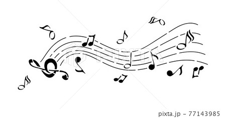 Abstraction of the note. Vector illustration 77143985