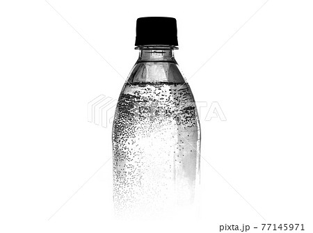 モノクロ炭酸水ボトル 77145971