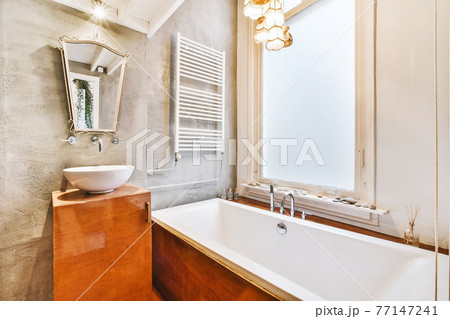 Luxury bathroom interior Luxury bathroom interior 77147241