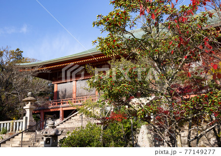 秋の神戸・太山寺・本堂 秋の神戸・太山寺・本堂 77149277