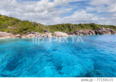 Beautiful nature of the islands in the Andaman Sea at Similan Islands, Mu Ko Similan National Park, Phang-nga Beautiful nature of the islands in the Andaman Sea at Similan Islands, Mu Ko Similan National Park, Phang-nga 77150115