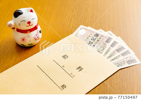 給料　現金 77150497