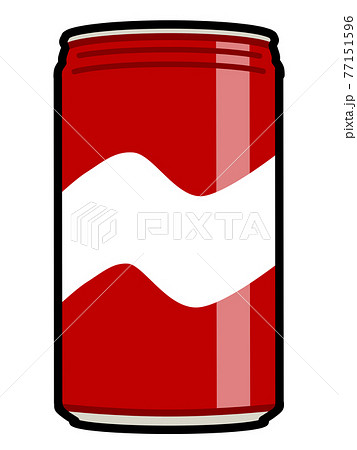 缶コーラのイラストのイラスト素材
