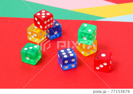 サイコロ, 四角, 四角形, ゲーム,ダイス、娯楽, 数字, 賭博, ギャンブル, カジノ サイコロ, 四角, 四角形, ゲーム,ダイス、娯楽, 数字, 賭博, ギャンブル, カジノ 77153679