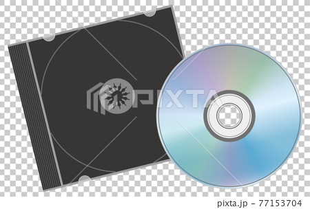 Image Illustration Of Cd And Cd Case Recording Stock Illustration