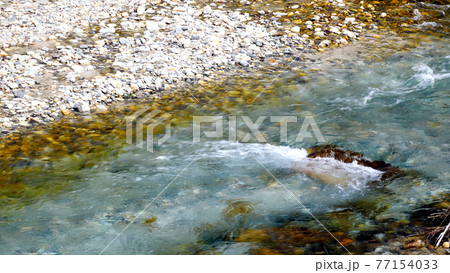 上高地の梓川 77154033