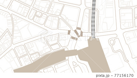 背景素材 渋谷スクランブル交差点 のイラスト素材