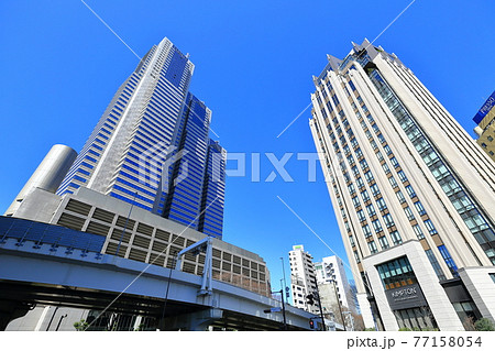 東京 西新宿の都市風景 新宿パークタワーとキンプトン 新宿東京 東京 西新宿の都市風景 新宿パークタワーとキンプトン 新宿東京 77158054