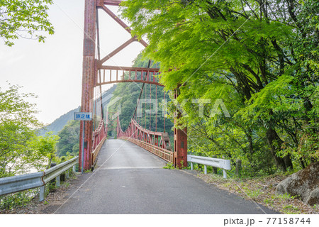 【国道418号】旅足橋を渡る 77158744