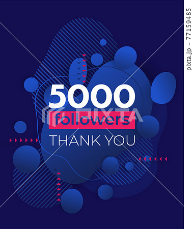 5000 followers, banner design for social media 5000 followers, banner design for social media 77159485