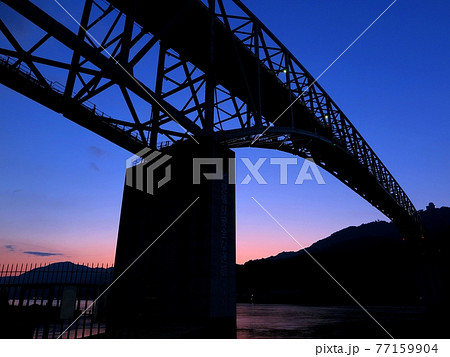 境水道大橋夜景(境港側) 77159904