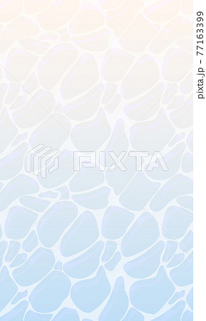 澄んだ海面の背景 パターン 壁紙 縦のイラスト素材