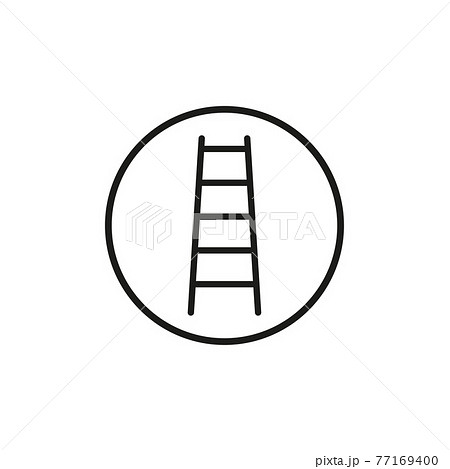 Ladder, Stairs icon. Vector illustration, flat design. Ladder, Stairs icon. Vector illustration, flat design. 77169400