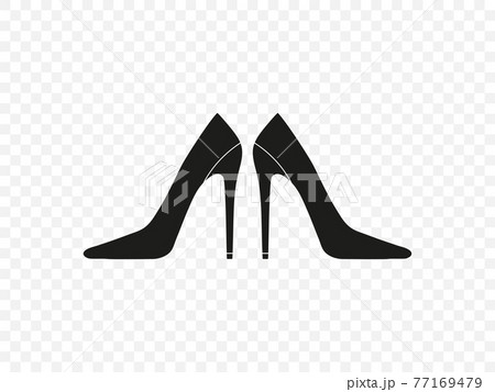 Footwear, high heel, shoe icon. Vector illustration, flat design. Footwear, high heel, shoe icon. Vector illustration, flat design. 77169479