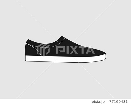 Running shoe icon. Vector illustration, flat design. 77169481