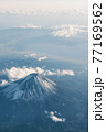 空から見た富士山 77169562