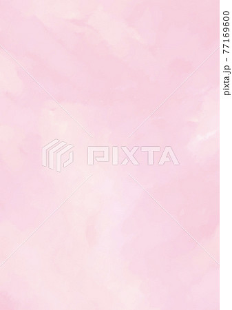 淡い桃色ピンク可愛い水彩テクスチャ背景のイラスト素材