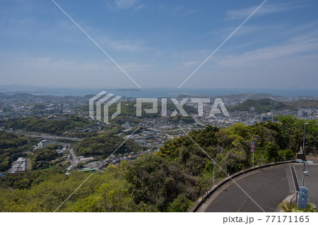 火の山パークウェイ駐車場からの眺望 火の山パークウェイ駐車場からの眺望 77171165