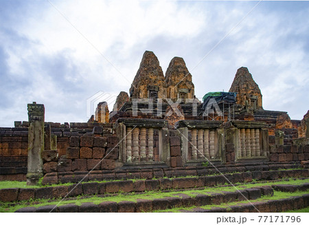 Angkor Wat - the largest temple in the world (Cambodia). 2019 77171796